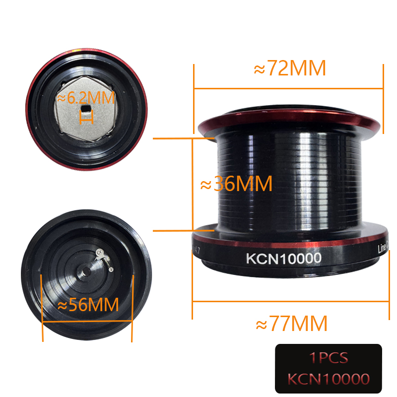 อะไหล่รอกตกปลา KCN6000 KCN8000 - Reel Spare Spool บทวิจารณ์และราคา