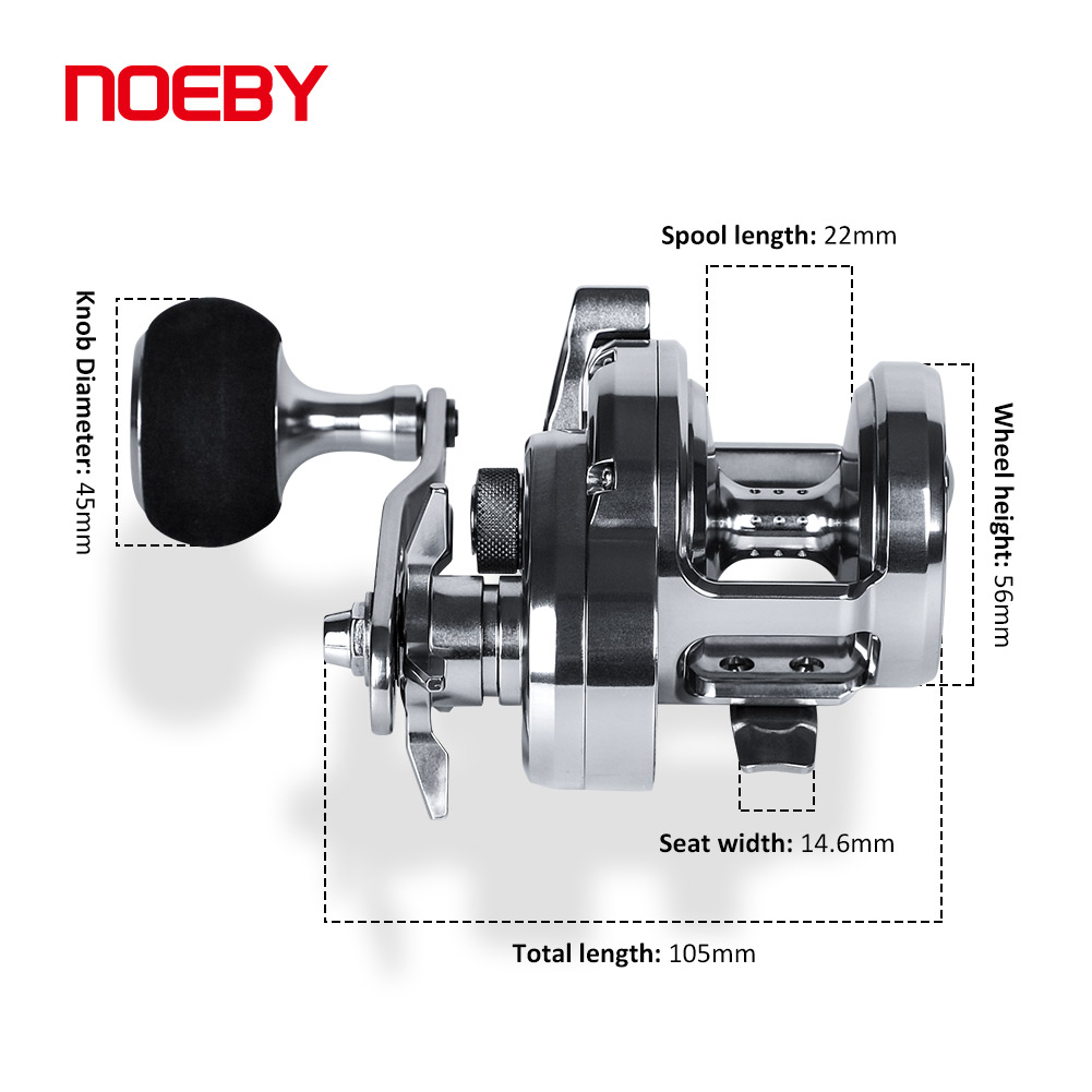 รอกตกปลา NOEBY Slow Pitch Jigg - Trolling Reel บทวิจารณ์และราคา